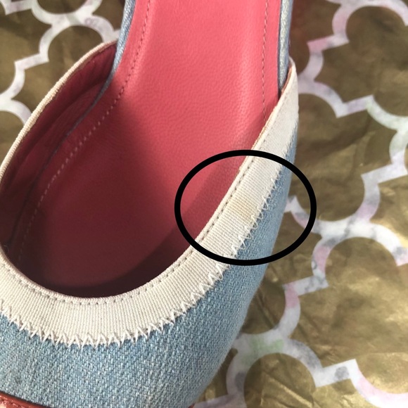 SOLD Vintage Chanel pink & blue jelly platform - Picture 3 of 7